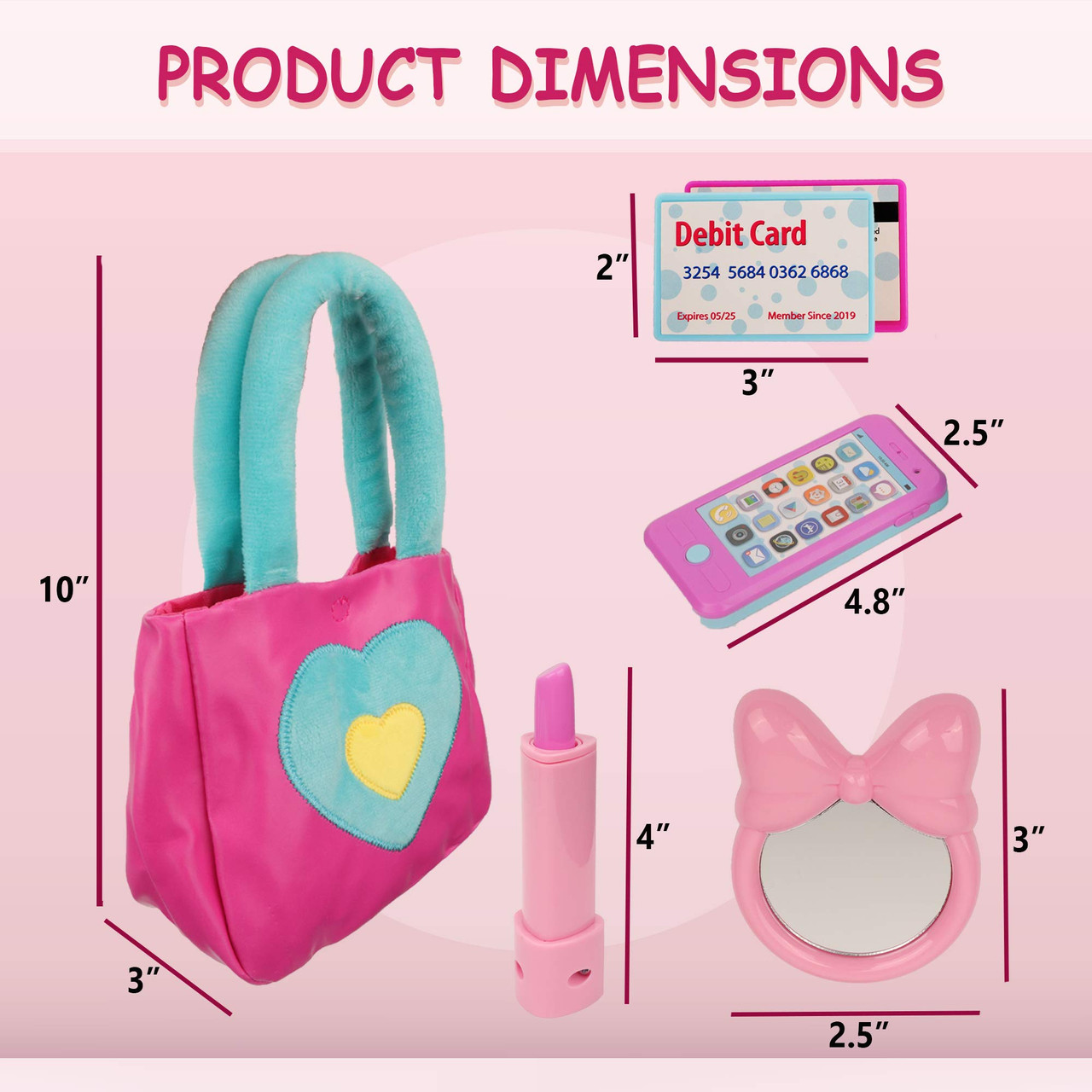 Playkidz Princess My First Purse Set - 8 Pieces Kids India | Ubuy