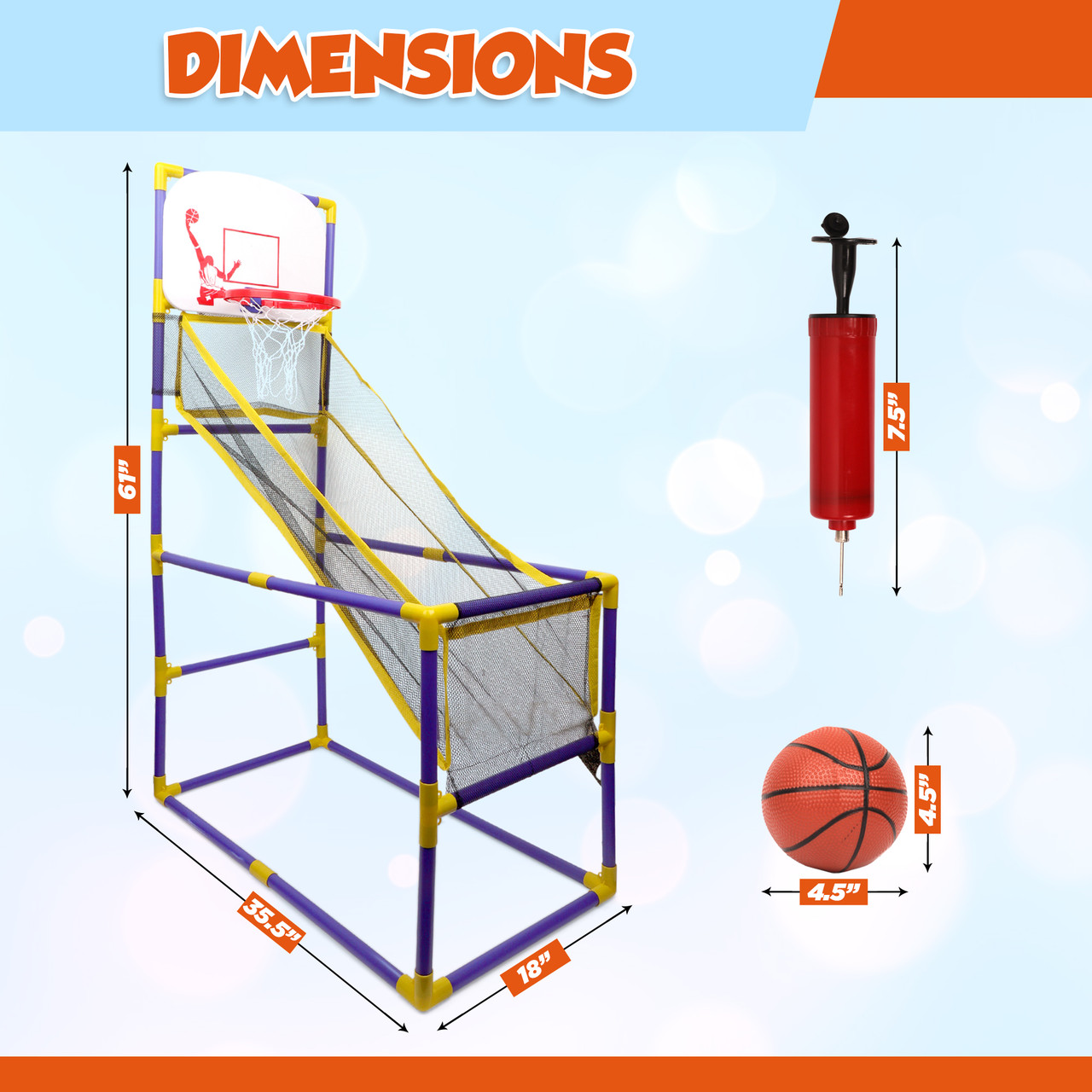 Point Games The Boomer Basketball Hoop Game, Indoor or Outdoor