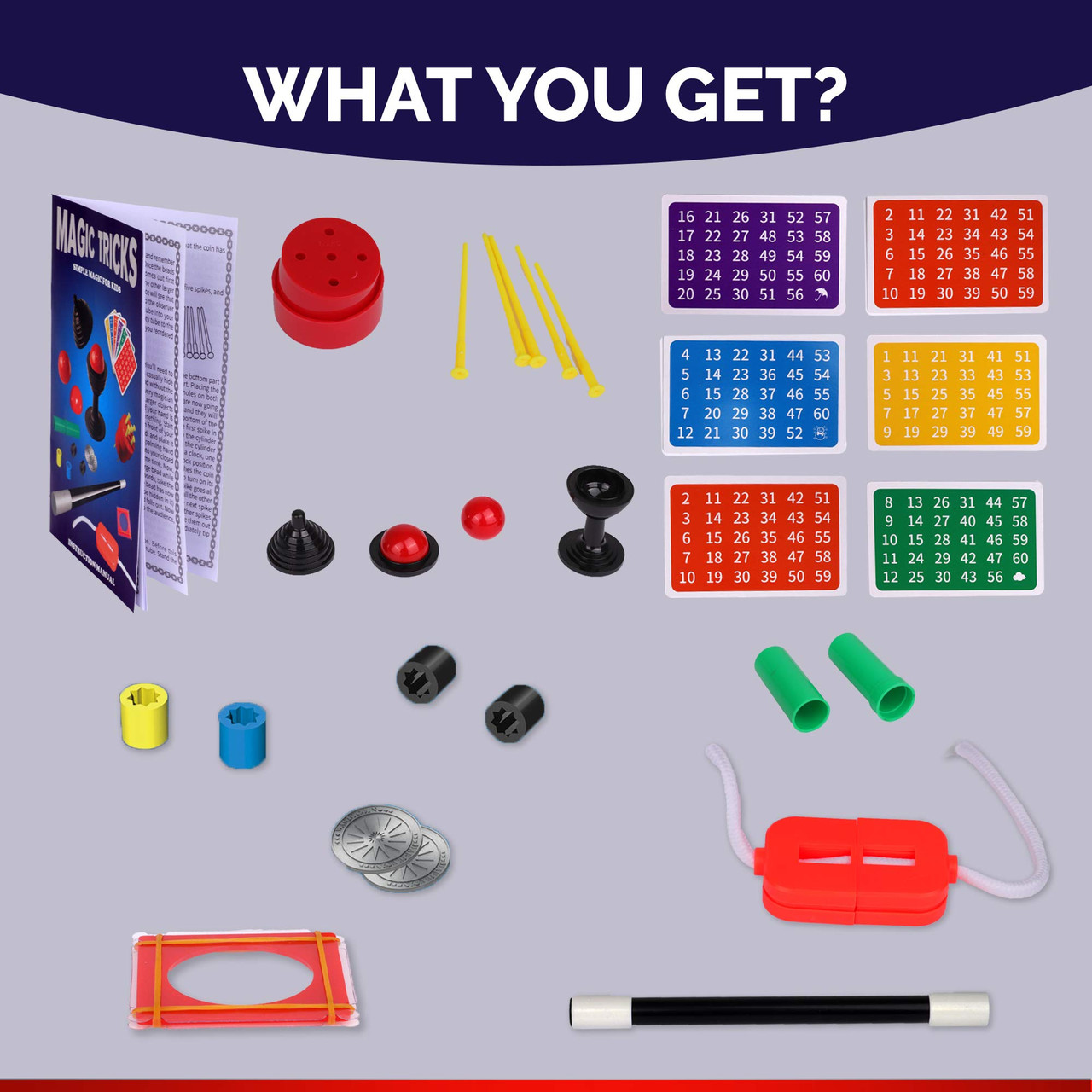 Playkidz Magic Trick for Kids Set 2- Magic Set with Over 35 Tricks