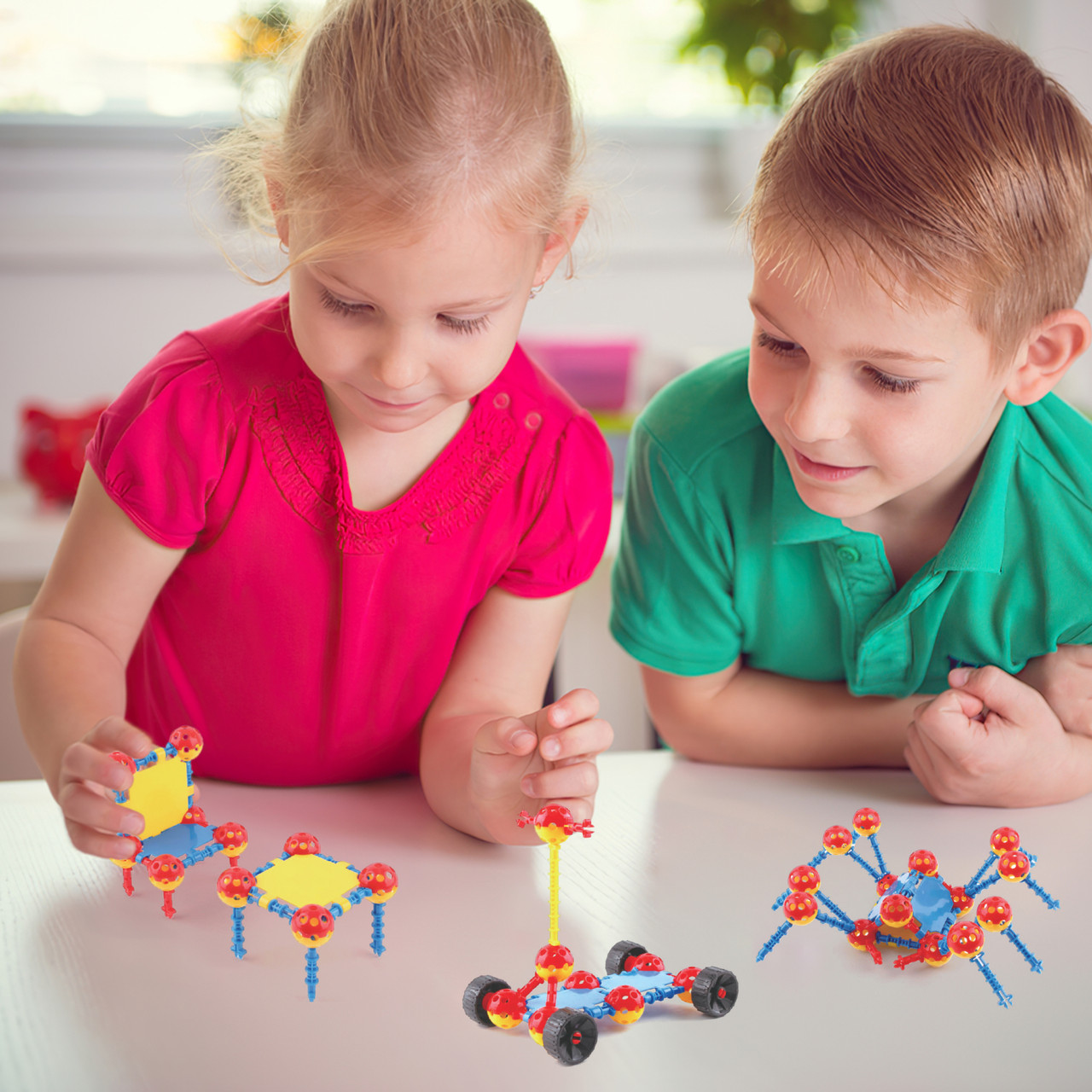 Kids Building Blocks STEM Toys for 4+ Boys Birthday Gifts