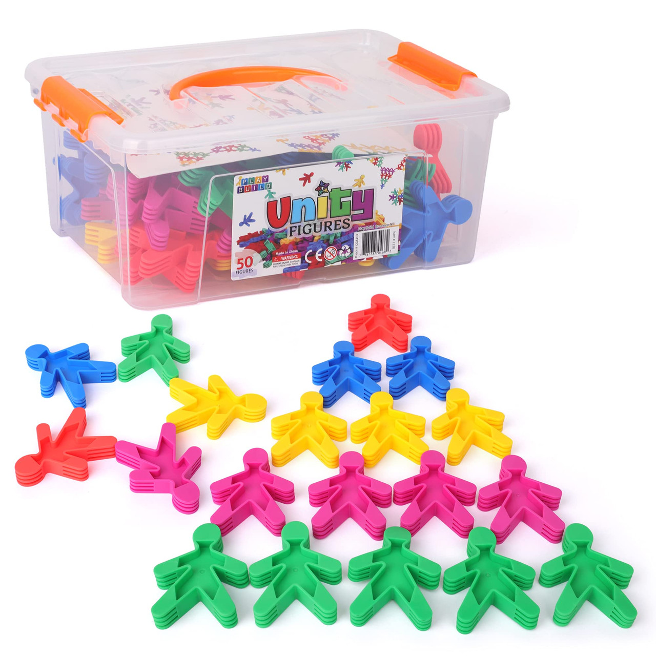 Play Build Rainbow colored, Attractive, STEM Toys Building Toy