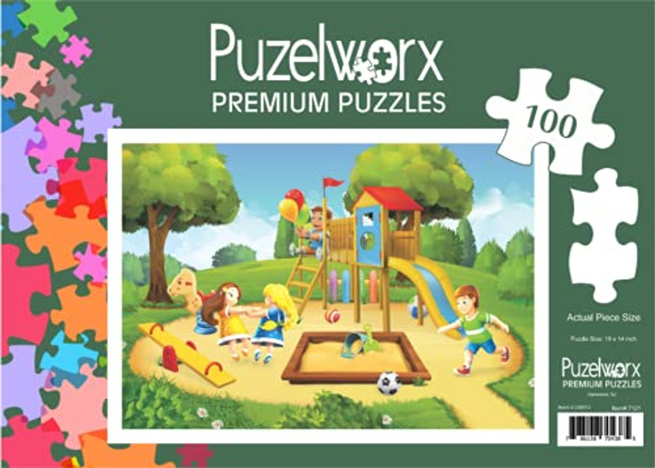 Puzelworx 100 Piece Jigsaw Puzzle Educational Puzzle Family Game