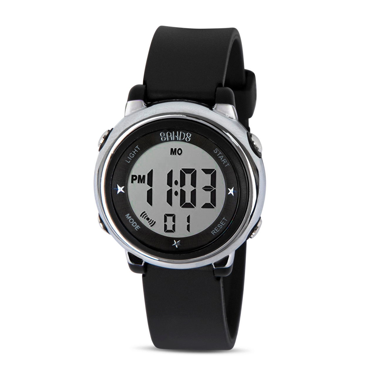 New stylish analogue watches wrist watch pu rubber belt watch black colour  watch for boys and men