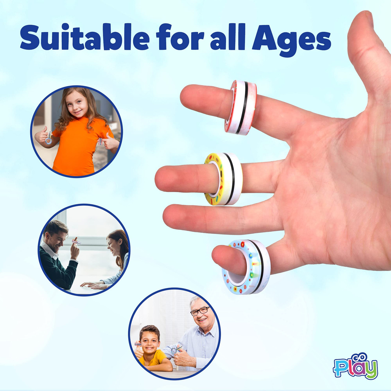 GGAME 6 PCS Magnetic Rings Toys, Finger Fidget India | Ubuy