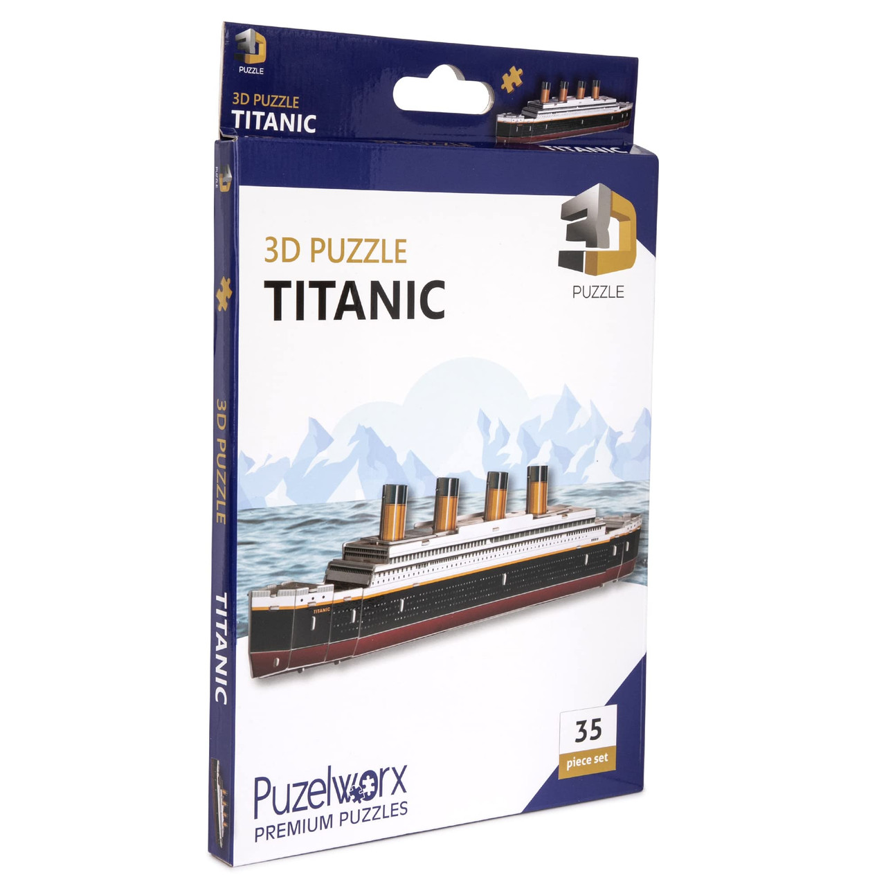 Puzelworx 3D Puzzles for Adult and Kids, Titanic Model Kit Puzzle