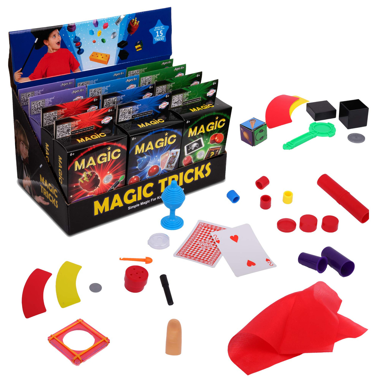 Playkidz Magic Trick for Kids Set 3 - Magic Set with Over 35 Tricks Made  Simple, Magician Pretend Play Set with Wand & More Magic Tricks - Easy to  Learn Instruction Manual - Best Gift for Beginners 