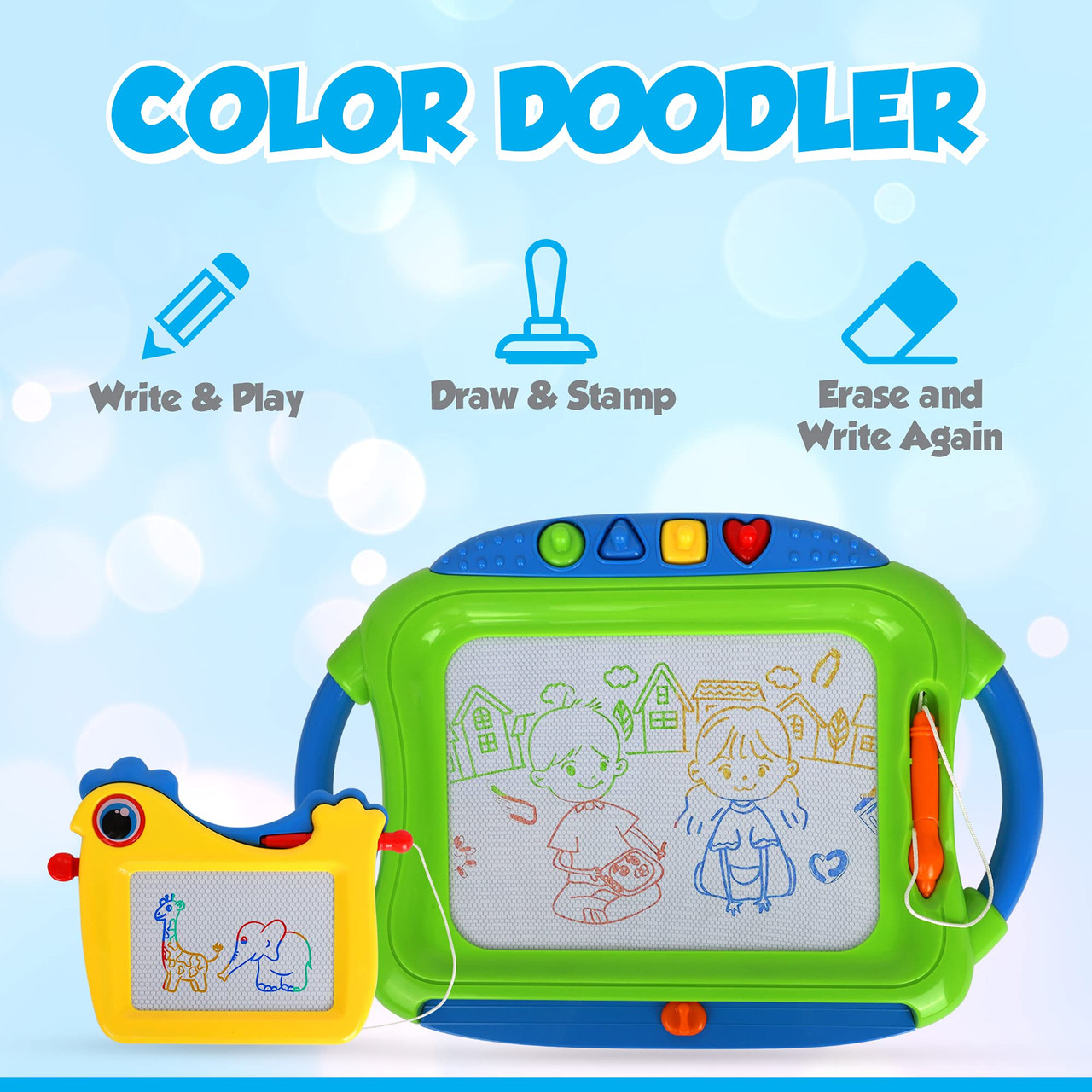 Plastic Kids Drawing And Writing Board, Size: 8 X 6 Inch at Rs 80 in Chennai