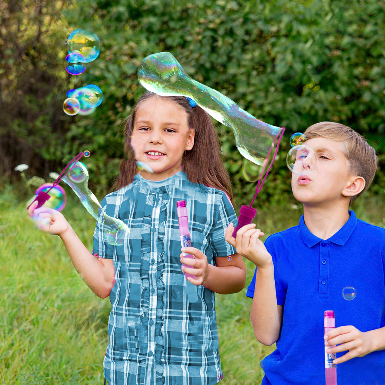 Mr. Pen- Bubble Wands, 2 Pack, 14.3 Inches, Big Bubble Wands, Bubbles Party  Favors for Kids, Blowing Bubbles, Bubble Sticks for Kids