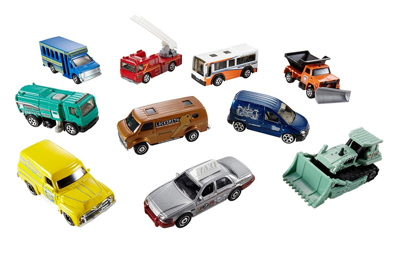 Matchbox 10 Pack - (Styles may Vary) - Toys 4 U