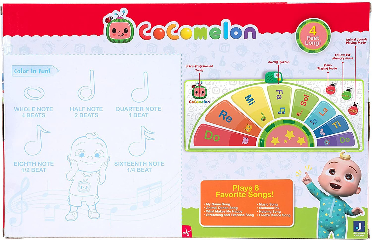 eKids Cocomelon Toy Music Player Includes Freeze Dance, Musical for