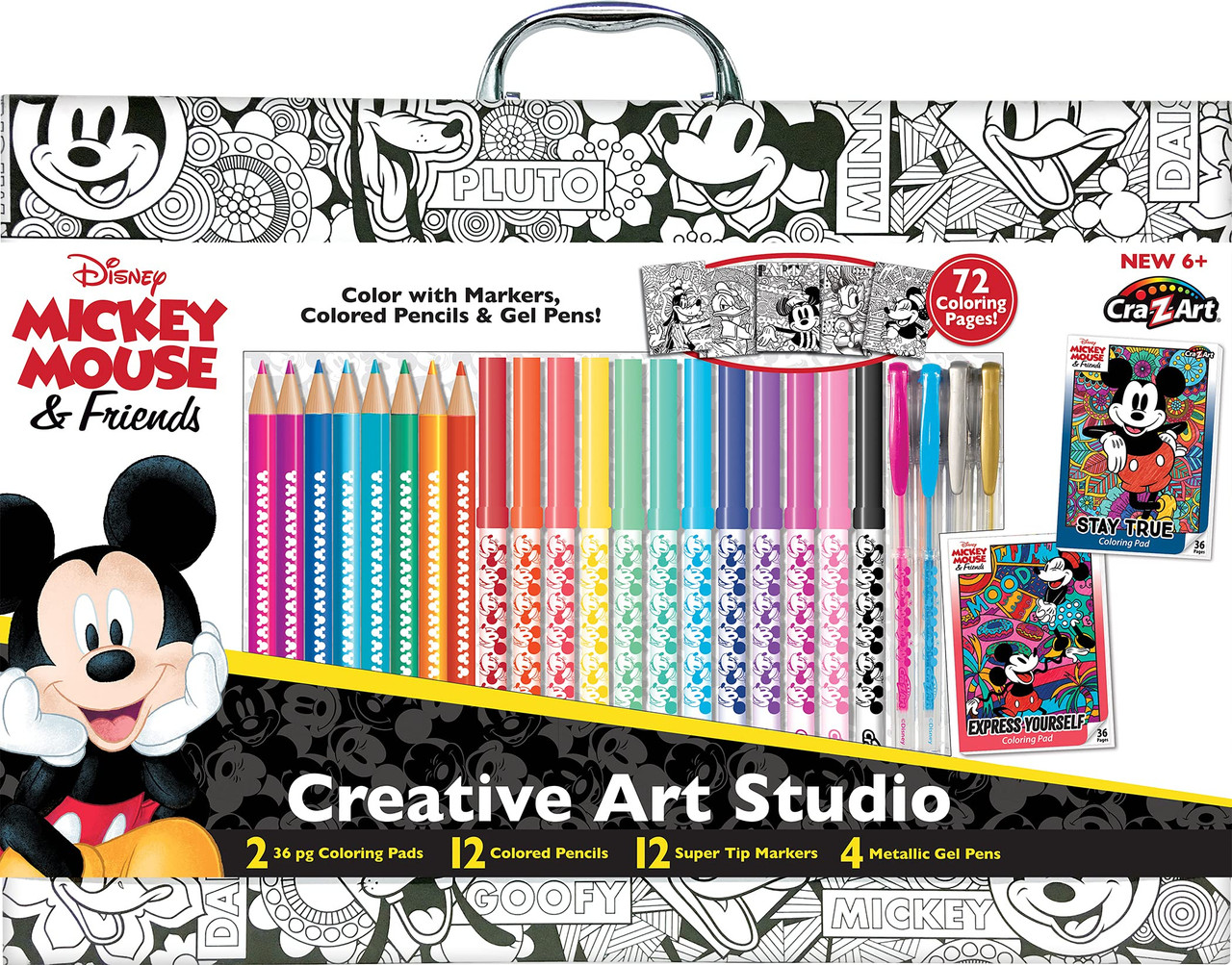 Disney Scrapbook Album & Organizer Kit Mickey Mouse & Friends 350 Pieces  New