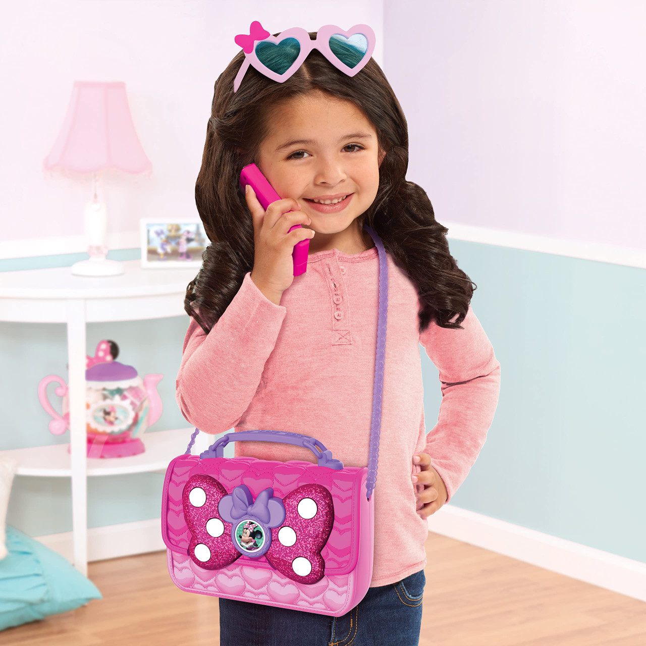 Small Stuff Kids' Minnie Mouse Bag, Pink/Multi at John Lewis & Partners