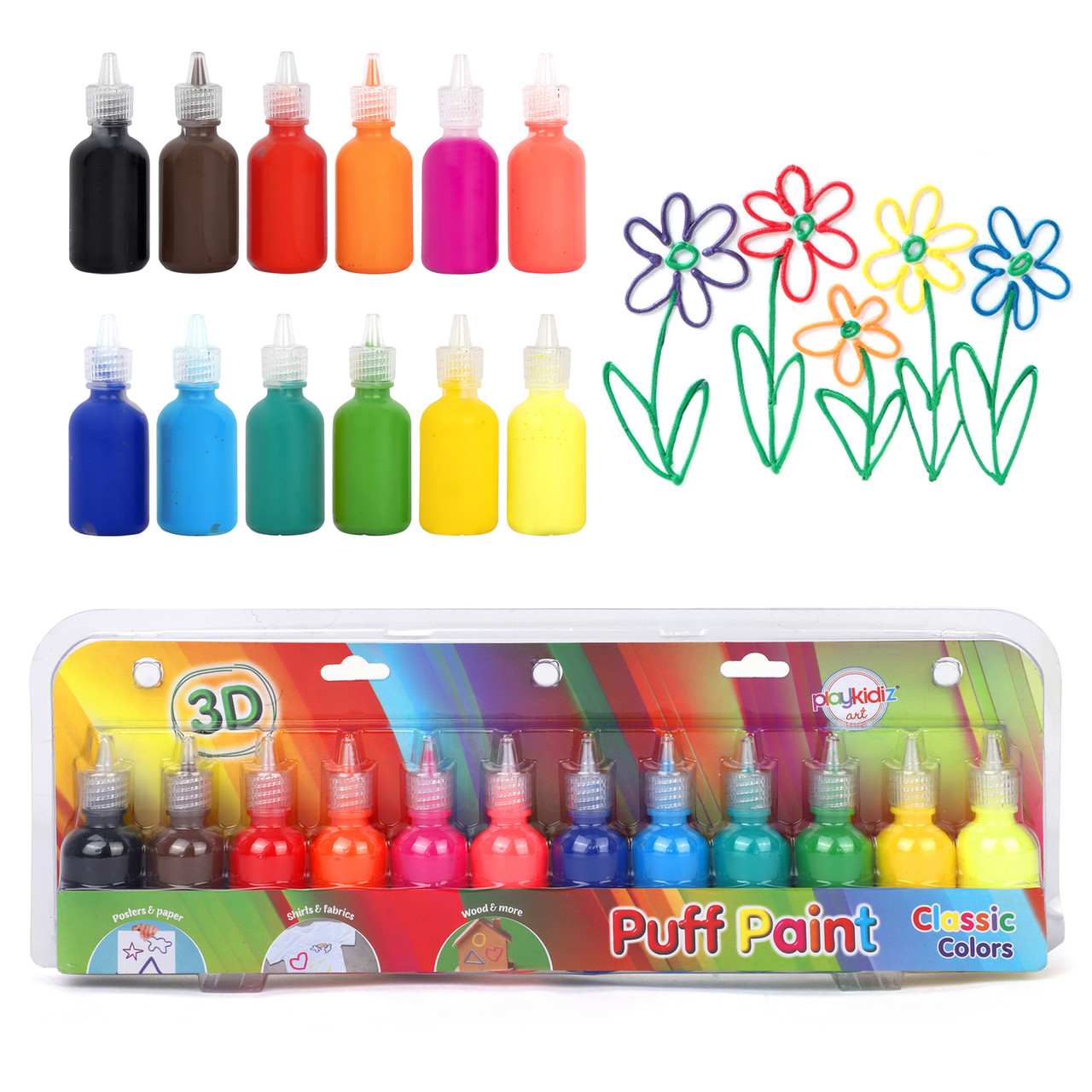 3D Fabric Paint Set