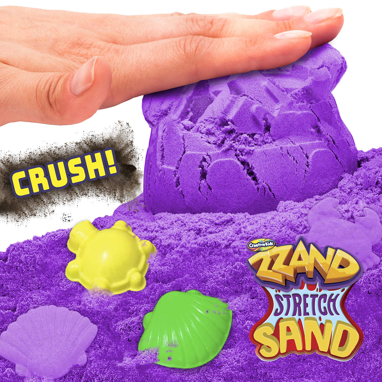 Zzand Stretch Sand Stretchy Sand Kit – Purple - Toys 4 U