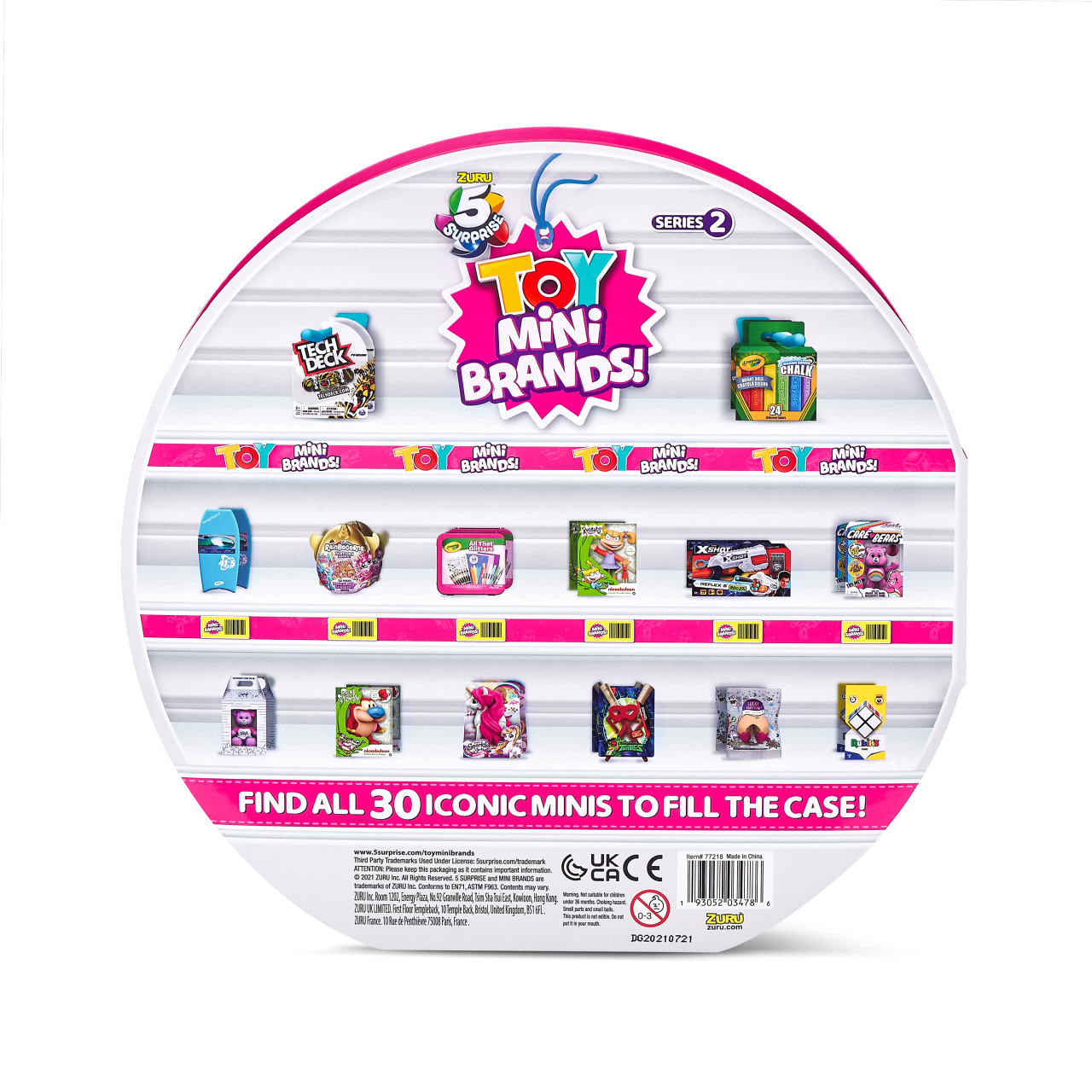 5 Surprise Foodie Mini Brands Collectors Case with 5 Exclusive Minis by Zuru