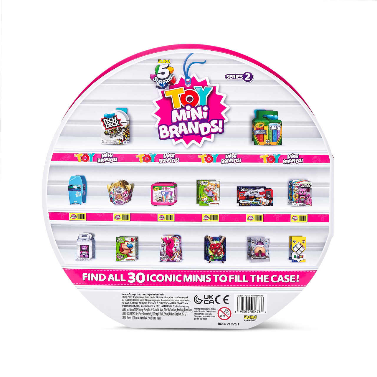 Toy Mini Brands Series 2 Capsule Collectible Toy By ZURU 