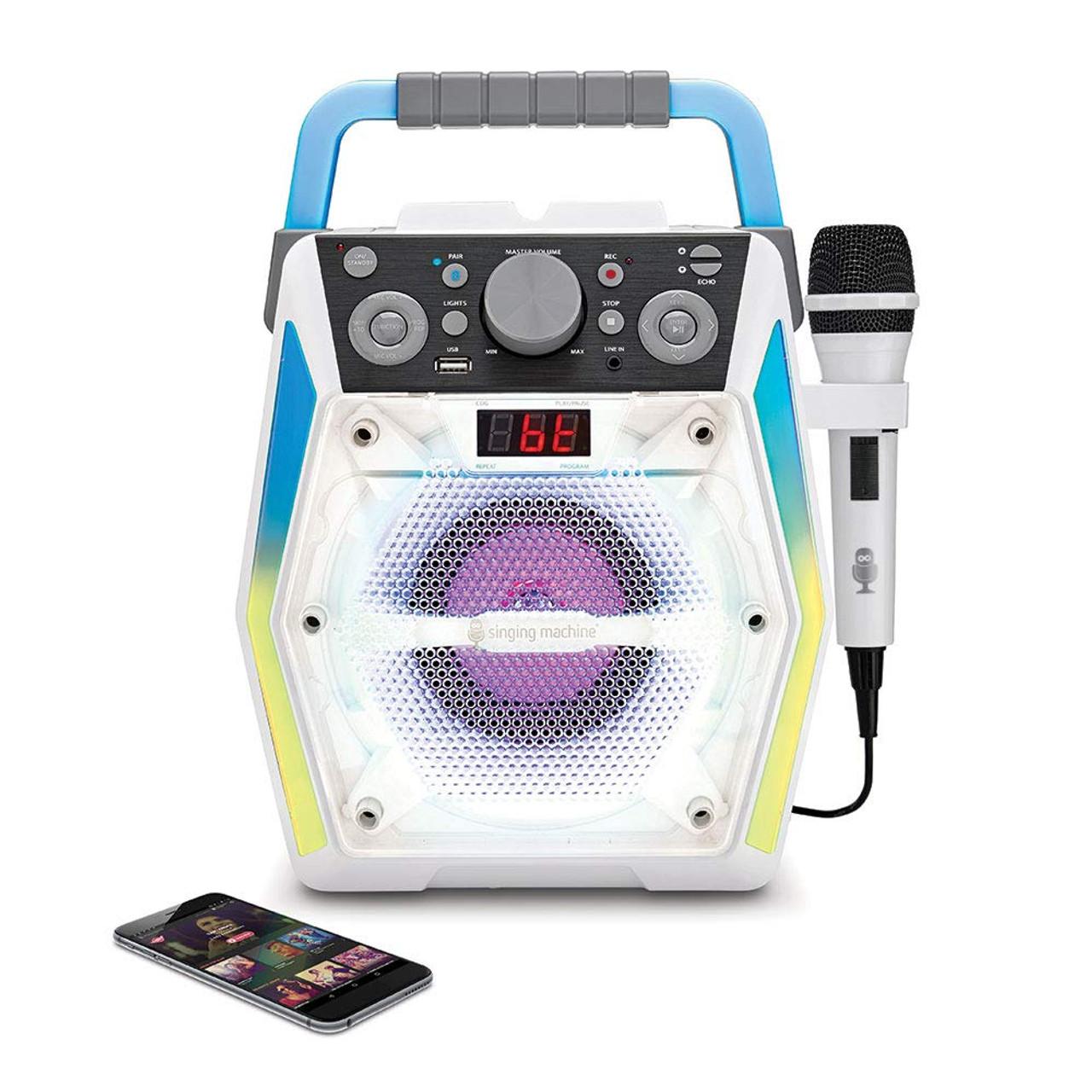 Kidstech Karaoke Microphone for Kids, Wireless - Bluetooth Speaker, Singing  Machine Toy, Christmas Gifts for Girl and Boy. - Toys 4 U