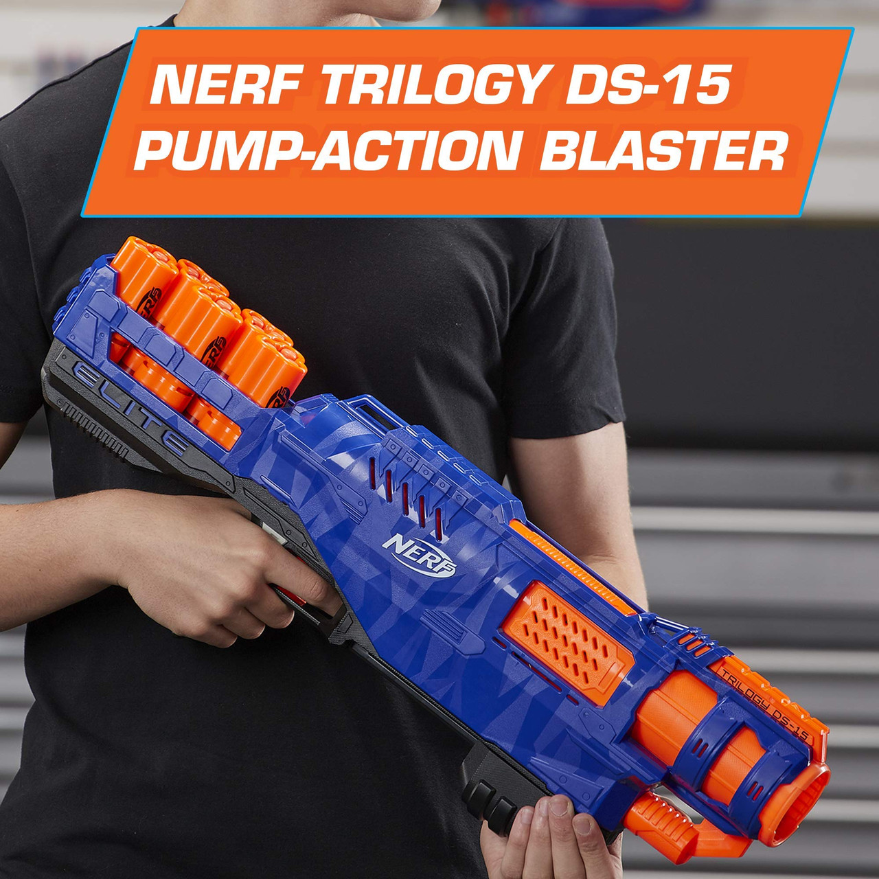 NERF N-Strike Elite Trilogy Toy Blaster with Elite Darts - Toys