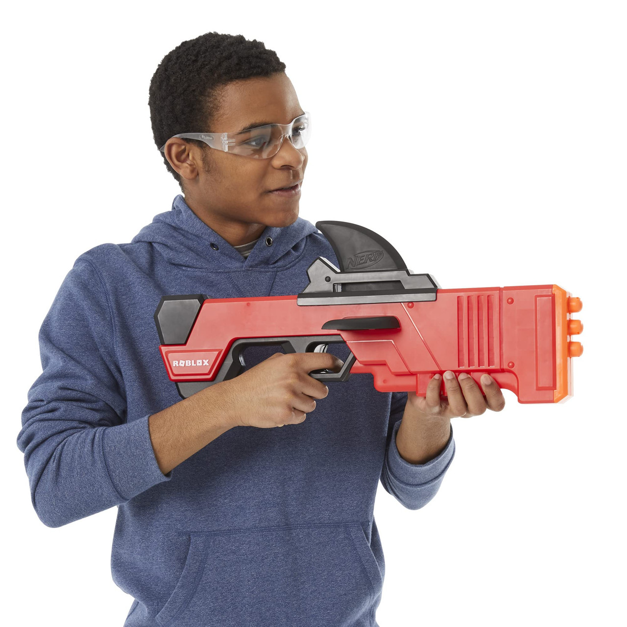 NERF Ultra Select Fully Motorized Blaster, Fire for Distance or Accuracy,  Includes Clips and Darts, Outdoor Games and Toys, Automatic Electric Full