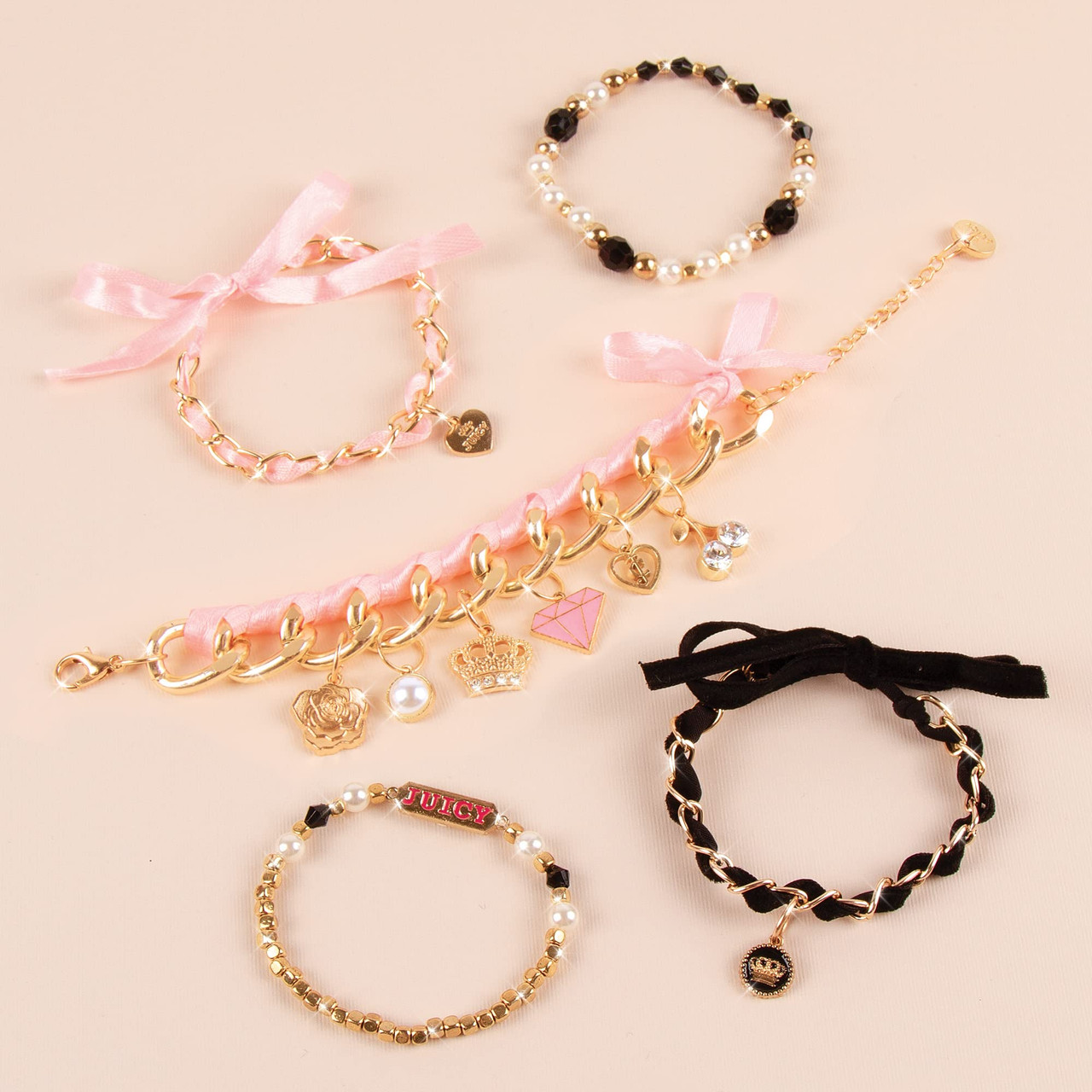 DIY Juicy Couture Sweet Suede Bracelets 