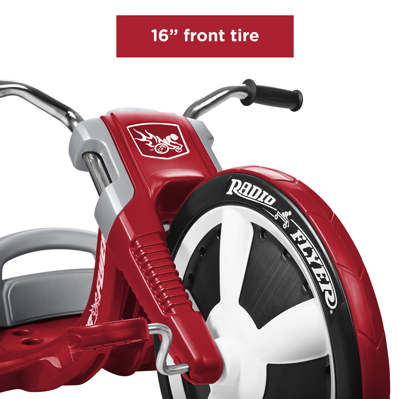 Radio Flyer Deluxe Big Flyer, Outdoor Toy for Kids Ages 3-7, Red