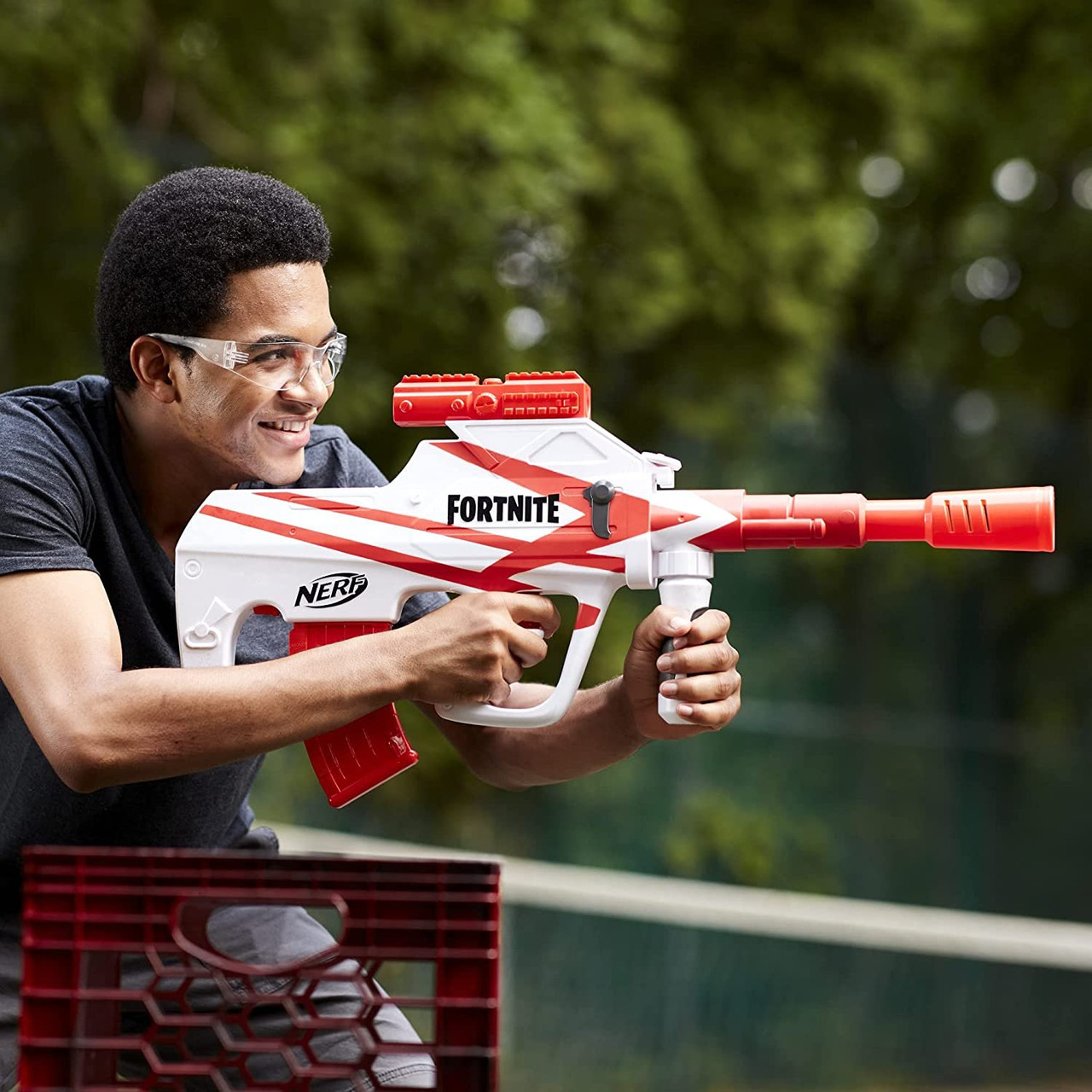 NERF Fortnite B-AR Motorized Dart Blaster - Fortnite Converge Wrap