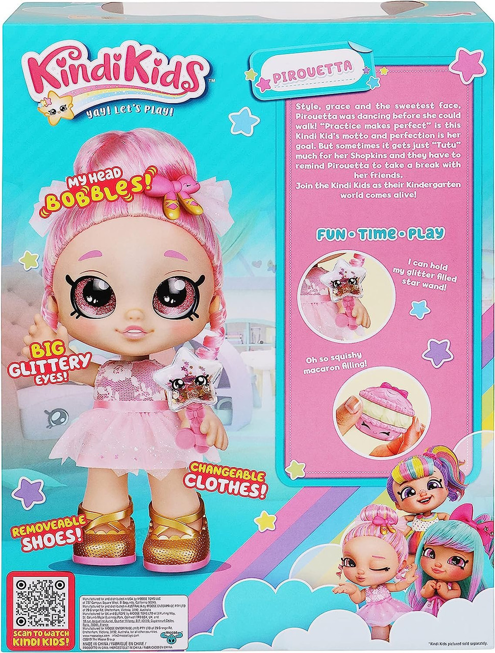 Kindi Kids Muñeca Marsha Mello para niños pequeños de 10 pulgadas y 2 accesorios Kindi Kids Muñeca Marsha Mello para niños pequeños de 10 pulgadas y 2 accesorios