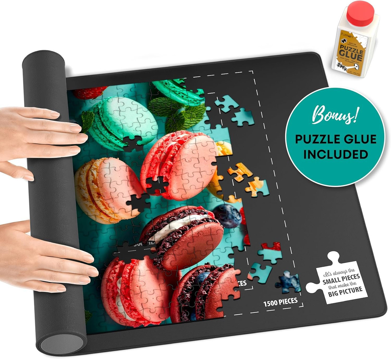 Puzelworx Puzzle Mat, Roll Up Puzzle Board for Jigsaw Puzzles