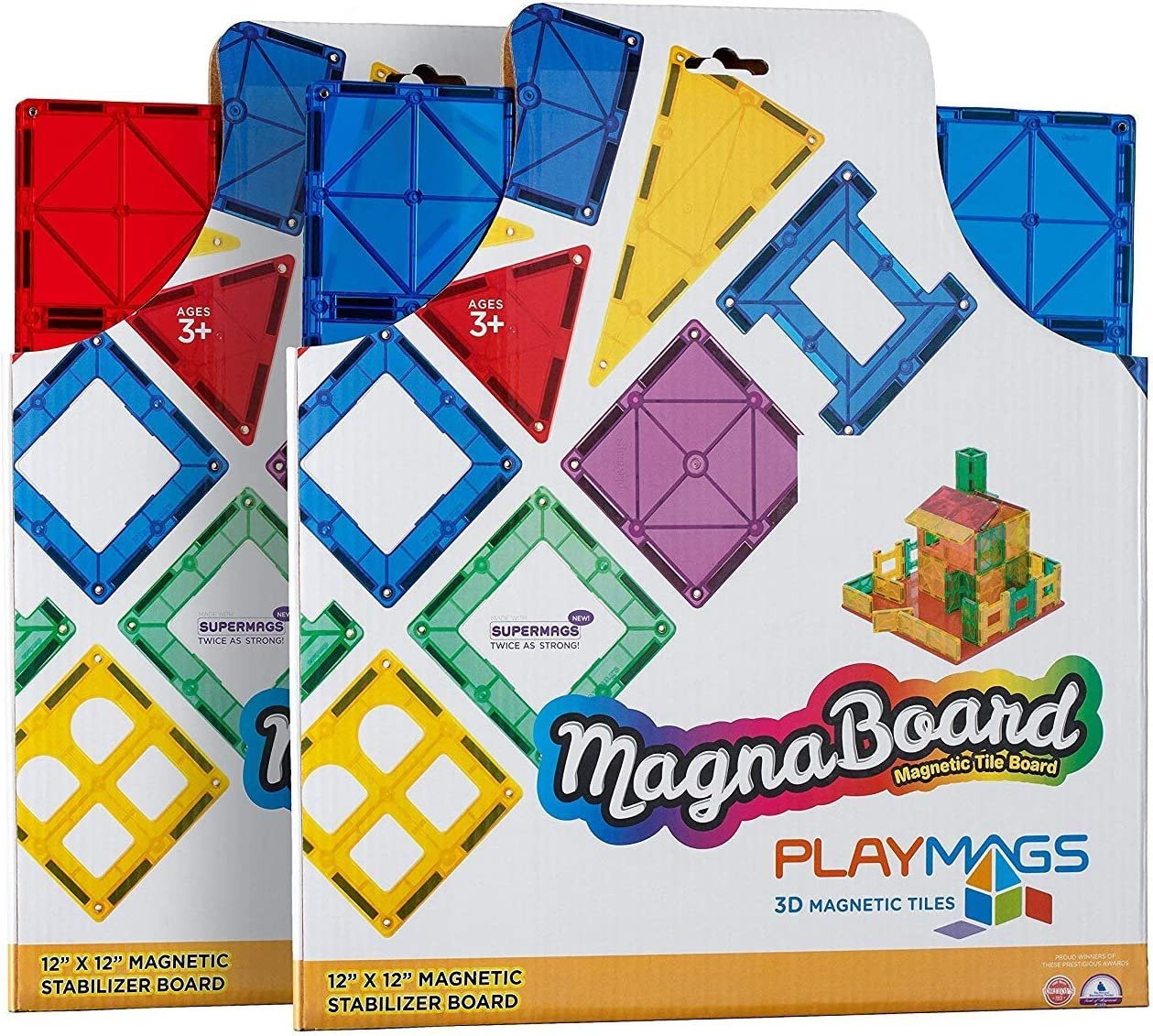 Playmags Super Durable Building Stabilizer Tile with Carrying
