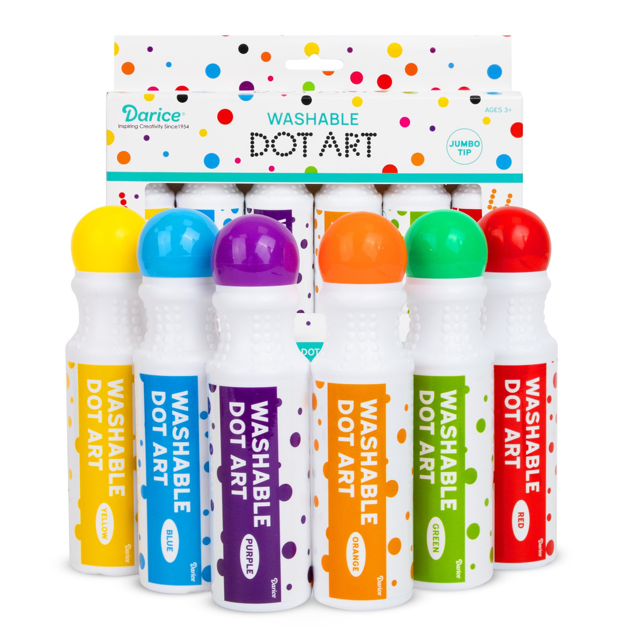 Darice Washable Dot Markers for Kids (2oz) Washable Bingo