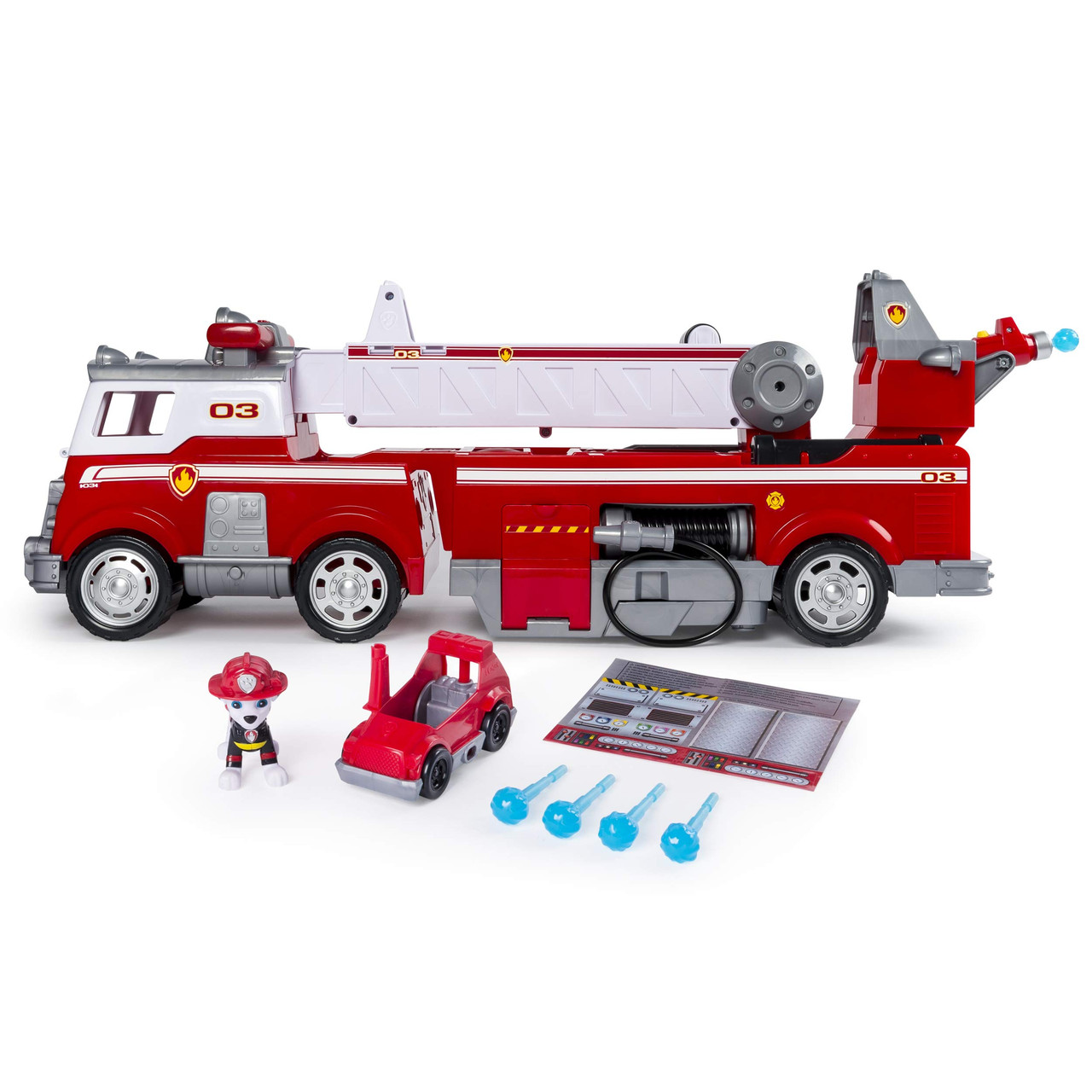 Paw patrol ultimate fire truck discount sticker instructions