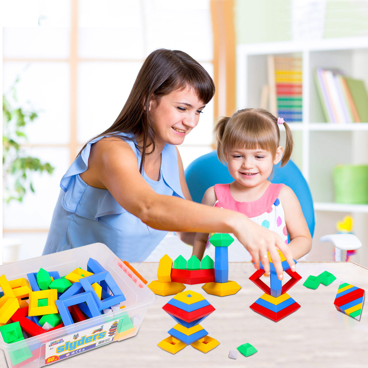 pyramid building blocks toys