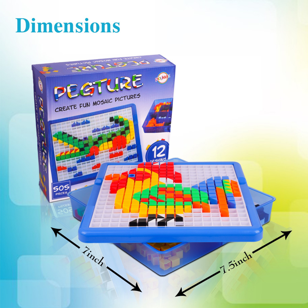 20-60代 人気ファッションブランド Playkidz: Design 12 + Pieces Larger 505 with Set Pegture キッズ・ファミリー