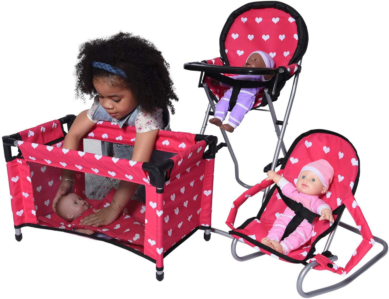 3 in 1 dolls high chair