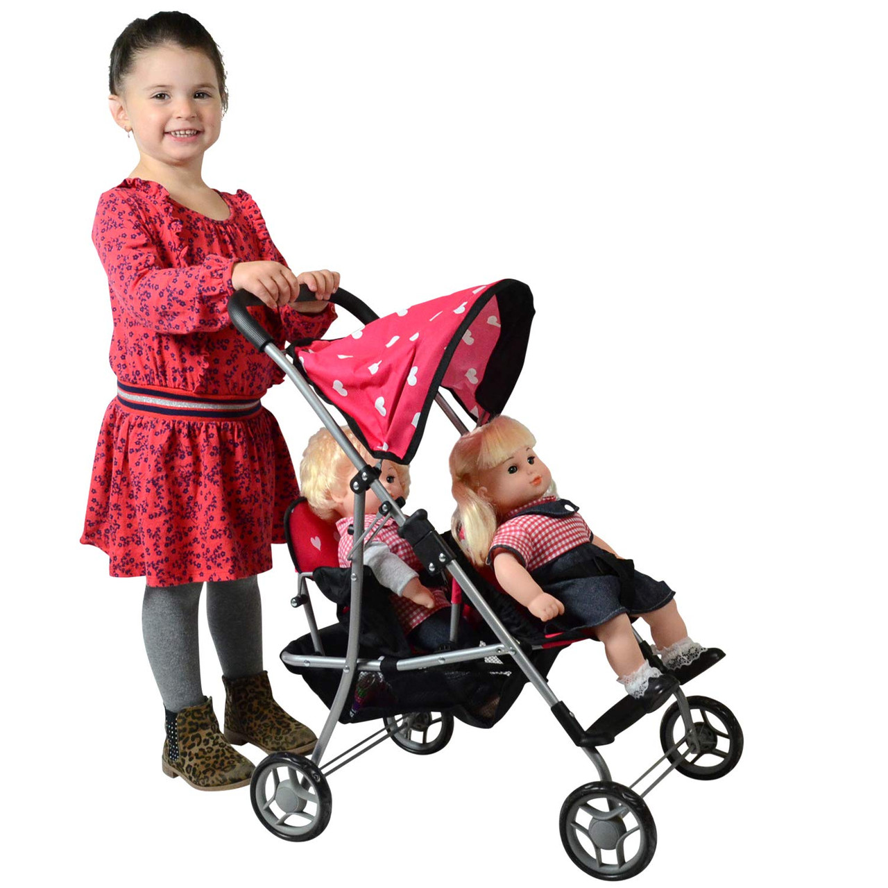 doll twin stroller