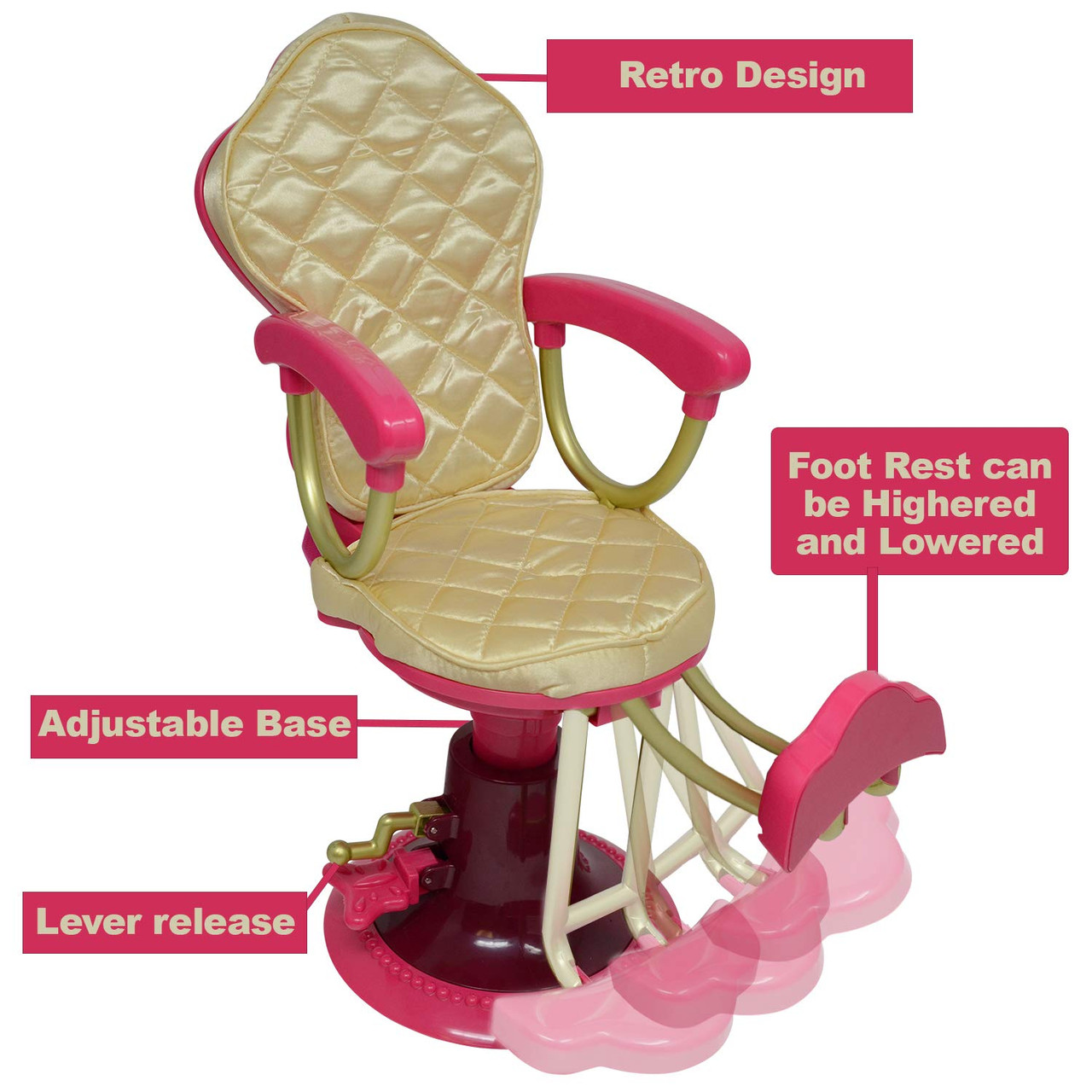 The New York Doll Collection Salon Chair for 18