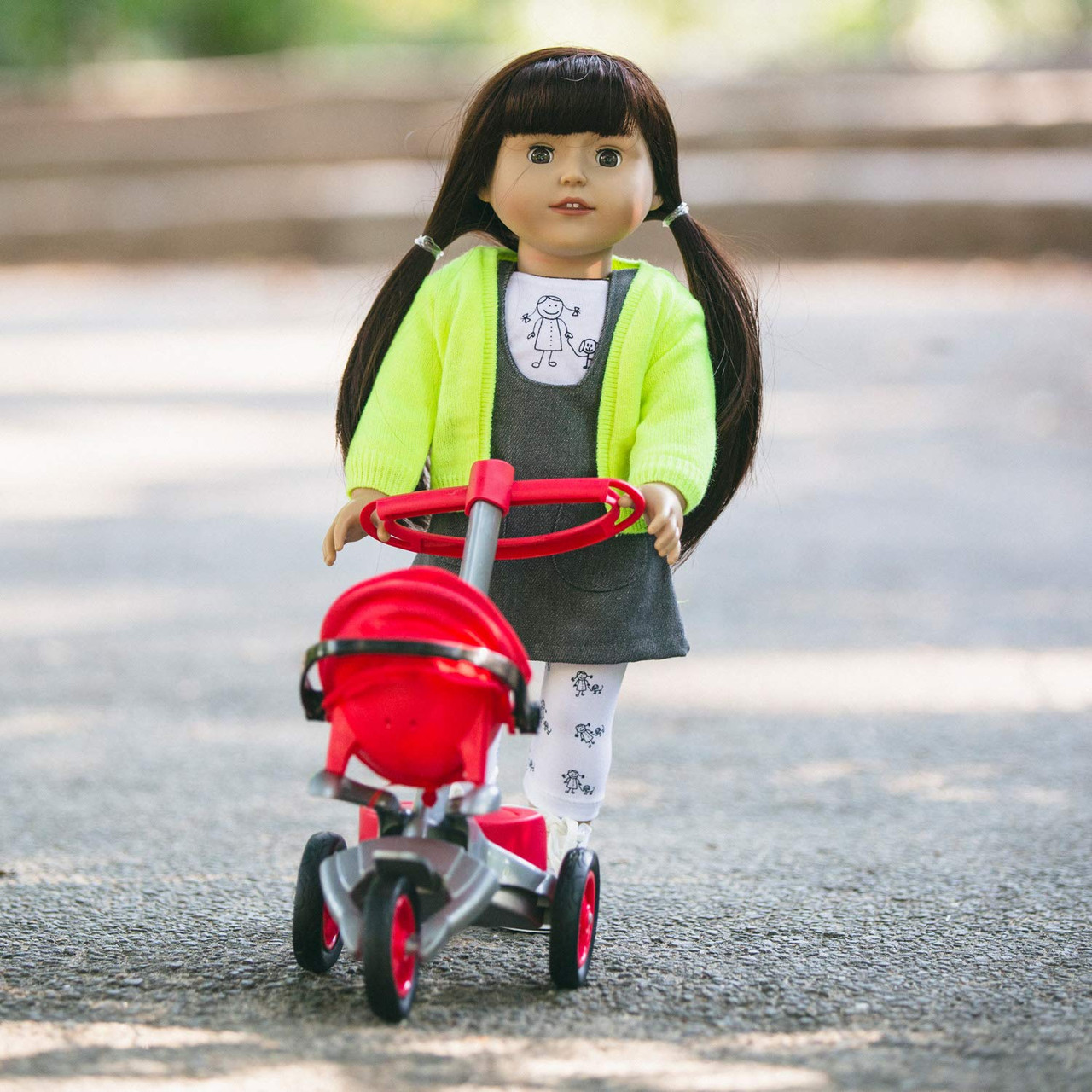 american girl baby doll stroller