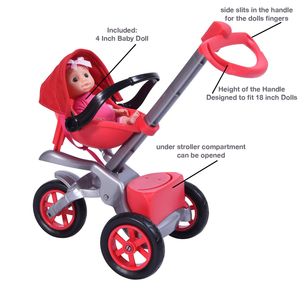 american girl doll pram