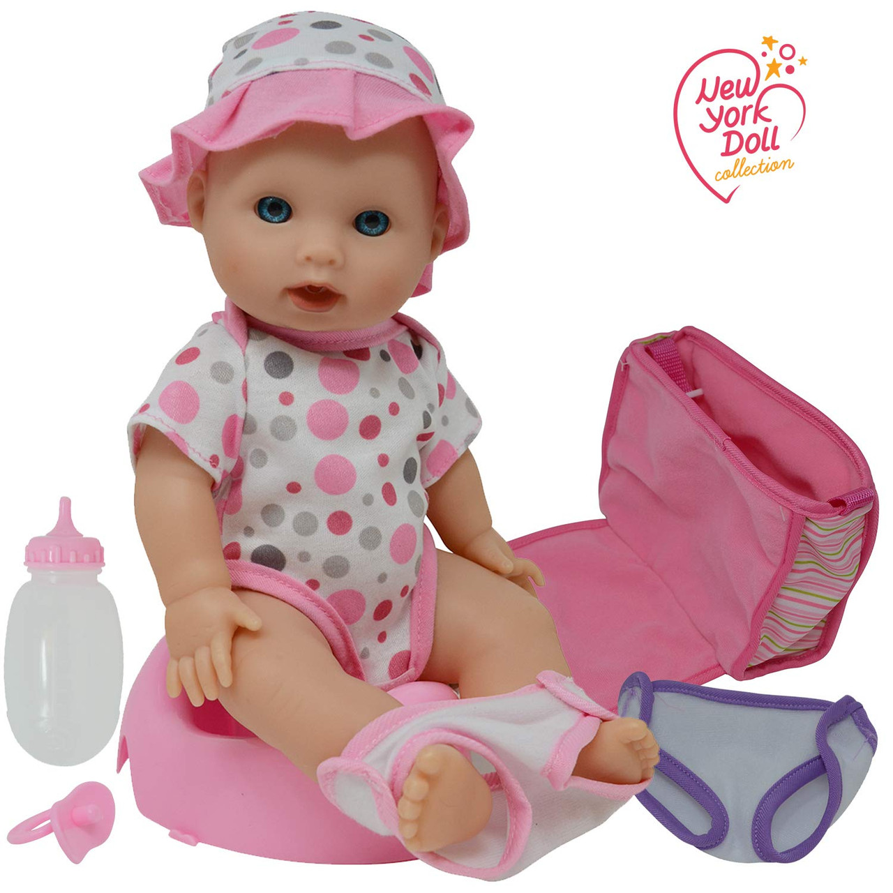 baby doll with potty