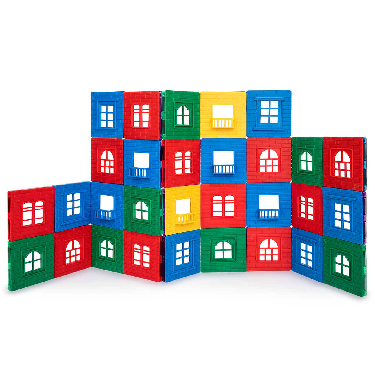 36 piece playmags magnetic tiles building