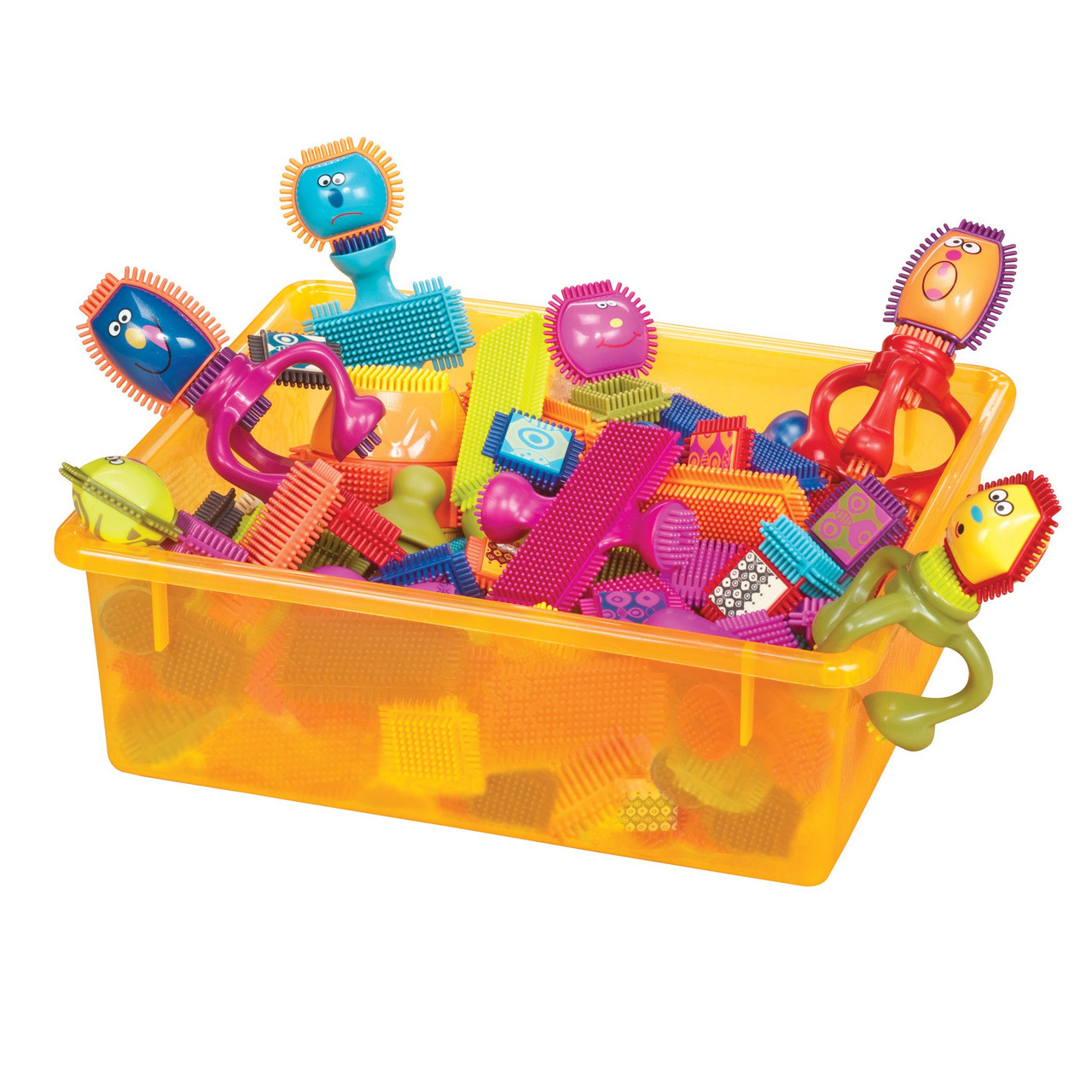 plastic toy building blocks