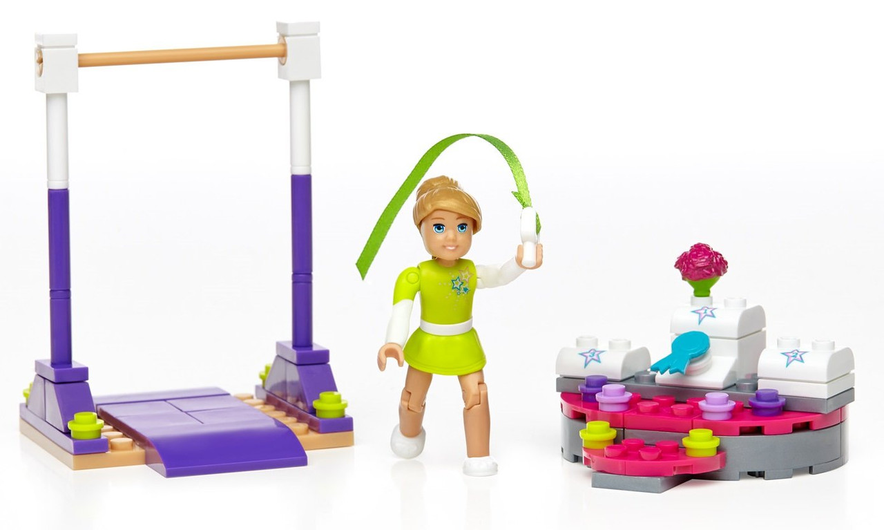 american girl mega construx gymnastics