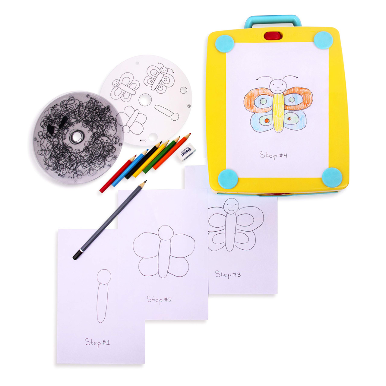 Playkidiz Colorate Jr. Light Up Tracing Tablet, Creative Coloring