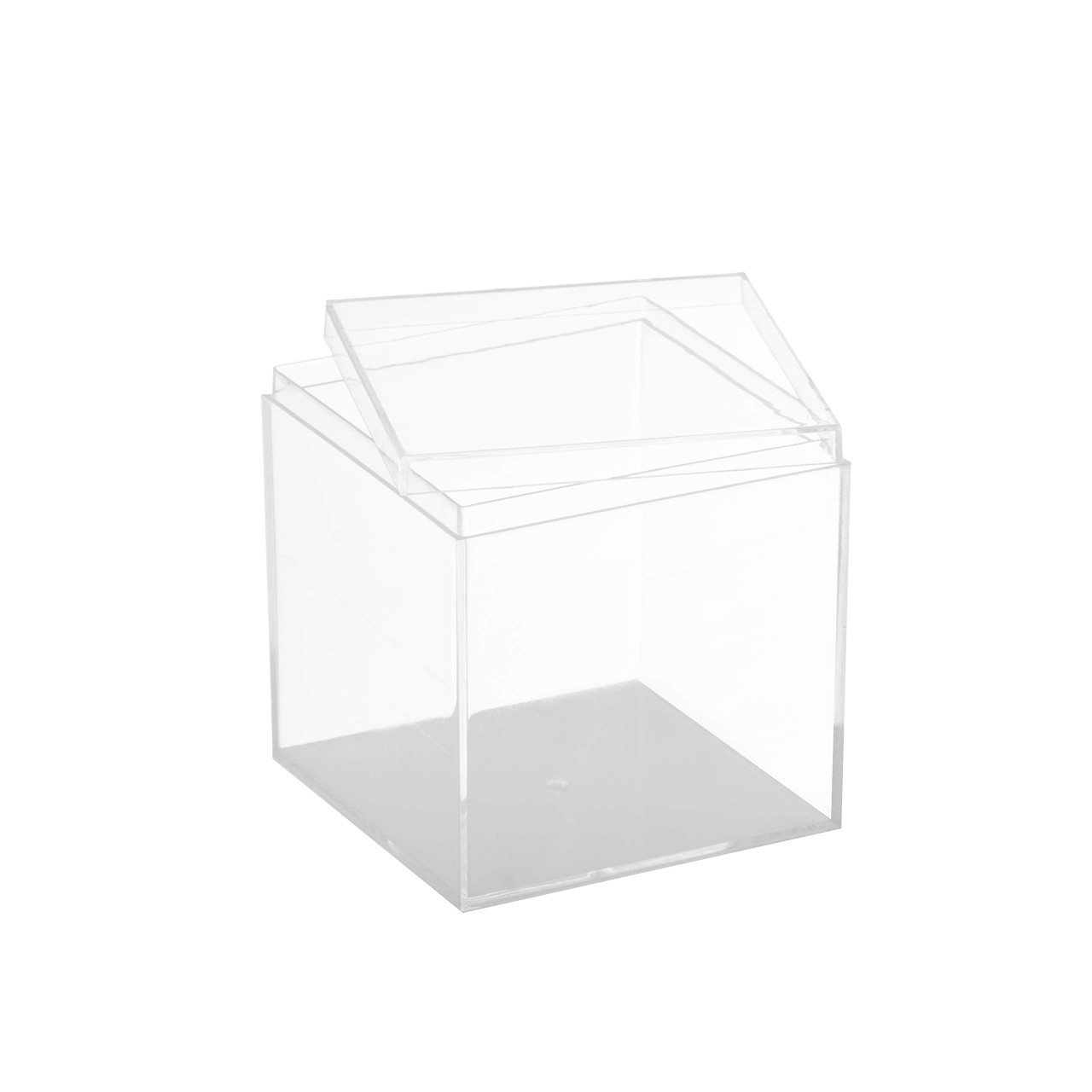 Clear Acrylic Plastic Square Box Containers with Lids, 3x3x3 Inches – Focus  Nutrition