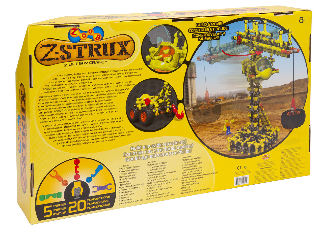 ZOOB Z-Strux Lift Sky Crane - Toys 4 U