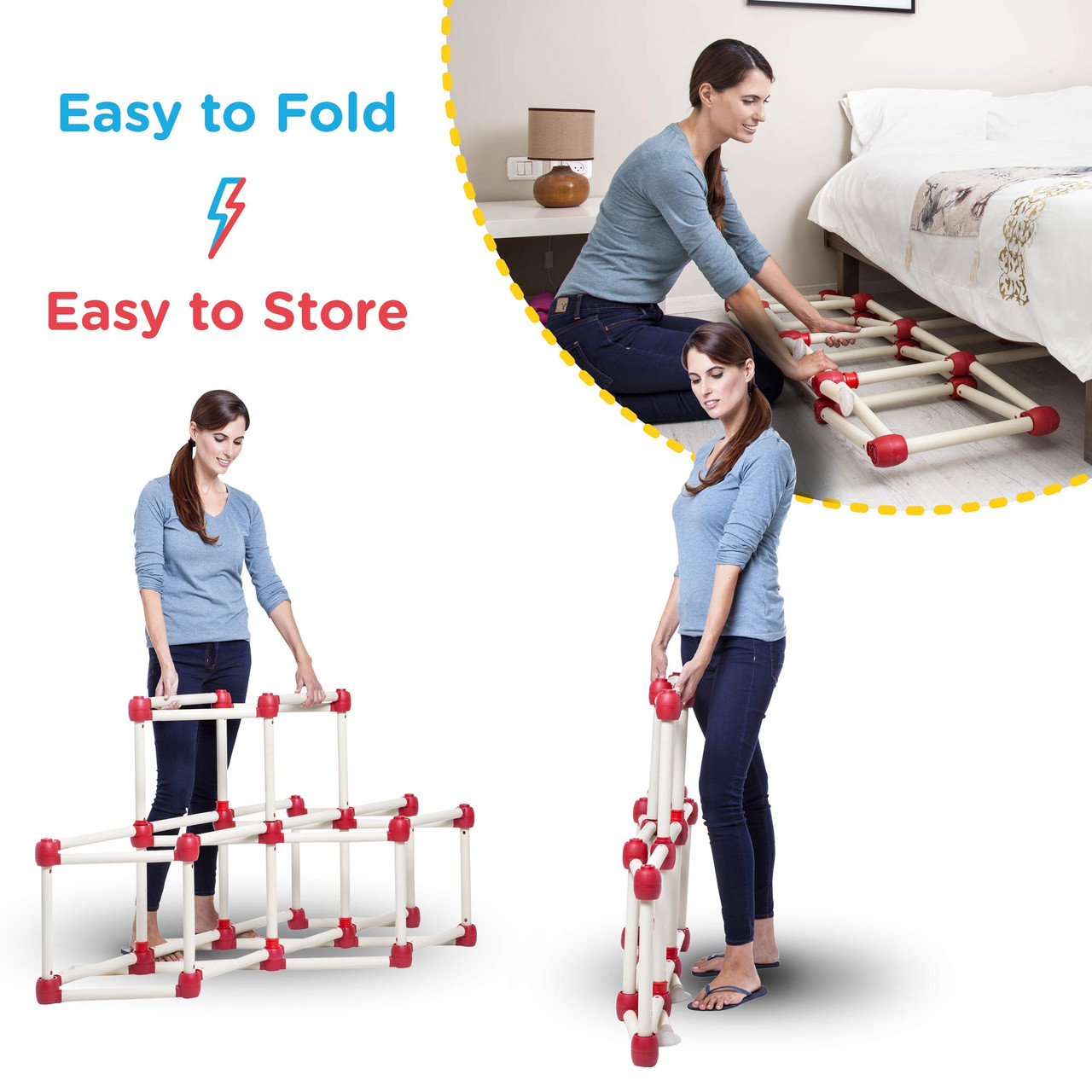 Lil' Monkey Olympus Jungle Gym, Toddler Climber Playground Folds