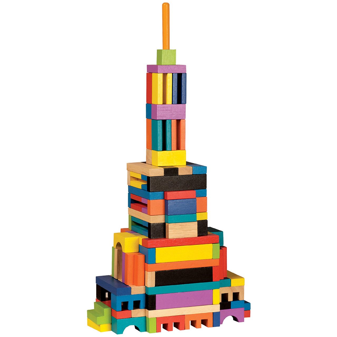 T.S. Shure ArchiQuest Master Builder Wooden Building Blocks Set (136-Piece) - Toys 4 U T.S. Shure ArchiQuest Master Builder Wooden Building Blocks Set (136-Piece) - Toys 4 U