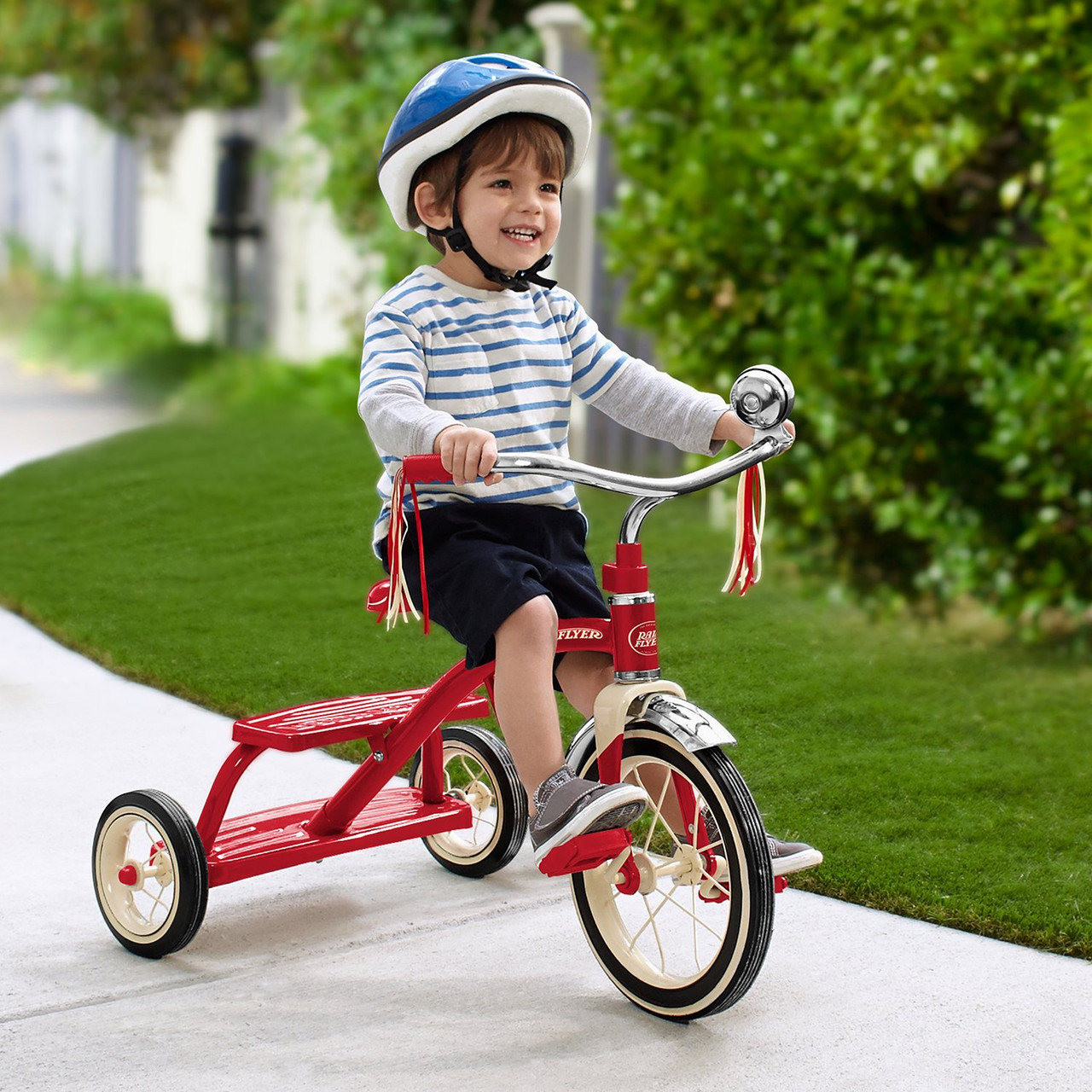 Radio Flyer Classic Red Dual Deck Tricycle Toys U