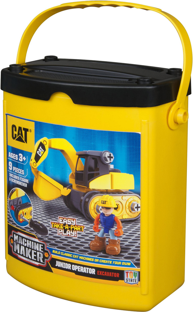 Toy State Caterpillar CAT Junior Operator Dump Truck Construction