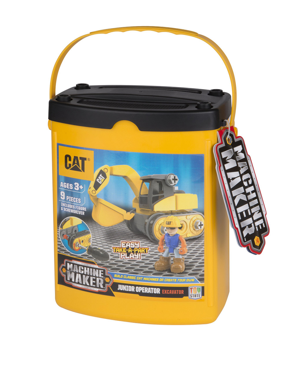 Toy State Caterpillar CAT Junior Operator Excavator Construction